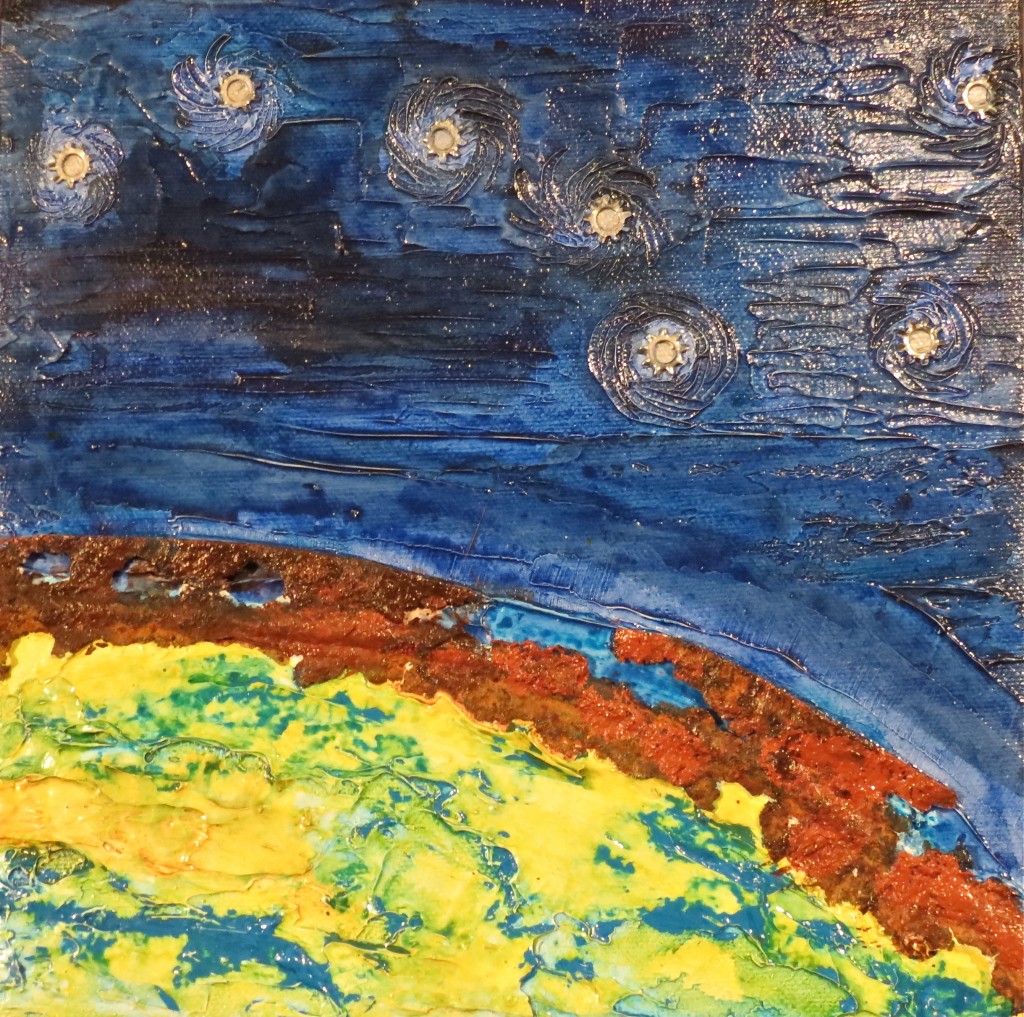 Big Dipper Above Our Damaged Earth, by Lauren McKinley Renzetti