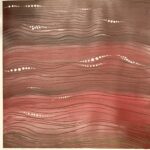 dream- grassy furrows acrylic on paper largeby Lauren McKinley Renzetti