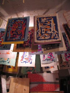 prints hanging to dry by Lauren McKinley Renzetti
