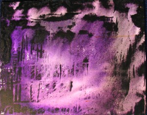 Purple Abstract by Lauren McKinley Renzetti