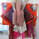 This Way: Index of Religion , altered book by Lauren McKinley Renzetti