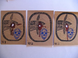 Death By Dogfight No 1,2,3, by Lauren McKinley Renzetti