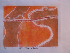 N.Y String of Beads by Lauren McKinley Renzetti