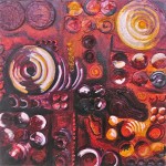 Have a Ball: Landsat of My head by Lauren McKinley Renzetti