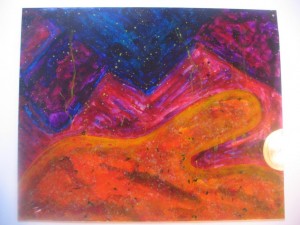 9. Landscape at Night 8 x 10 $35 by Lauren McKinley Renzetti