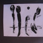 Growth- monoprint by Lauren McKinley Renzetti