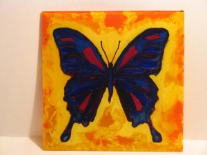 17. Butterfly 10 x 10 $40 by Lauren McKinley Renzetti
