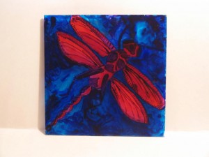 16.Dragon Fly 10 x 10 $40 by Lauren McKinley Renzetti