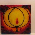 14. Unitarian Universalist Chalice 6 x6 $25 by Lauren McKinley Renzetti