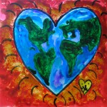 10. Utopian Earth 10 x 10 $35 by Lauren McKinley Renzetti