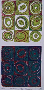 Maroon Vs. Green II by Lauren McKinley Renzetti