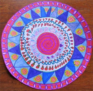 Mandela Group Drawing, corporate workshops by Lauren McKinley Renzetti