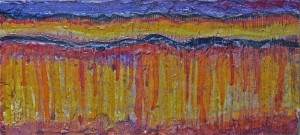 Miniature Purple Fluorite Slab by Lauren McKinley Renzetti