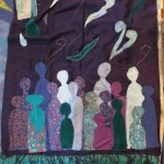 choir panel in air and water elementals by Lauren Renzetti