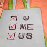 Check Mark Bags all with different messages $7 by Lauren McKinley Renzetti