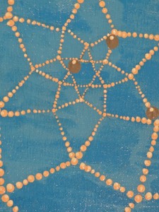 close up of Sacred: Dream Catcher by Lauren McKinley Renzetti