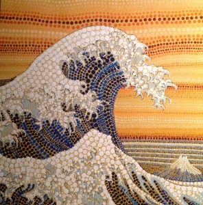 famous wave large by Lauren McKinley Renzetti