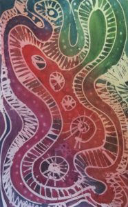 Rainbow Batik by Lauren McKinley Renzetti