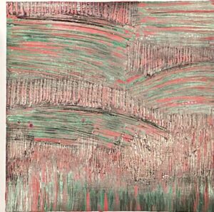scratchy notes, acrylic on paperby Lauren McKinley Renzetti