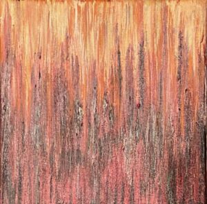 still layers 1 acrylic on canvas by Lauren McKinley Renzetti