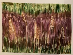 tall flags of grass by Lauren McKinley Renzetti