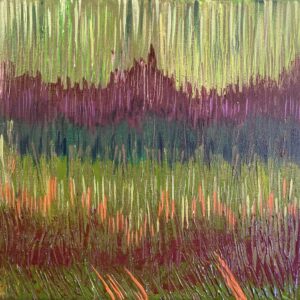 vibrations , acrylic on canvasby Lauren McKinley Renzetti