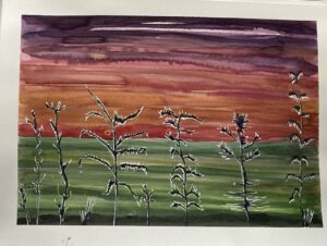 weeds in sunrise 1by Lauren McKinley Renzetti