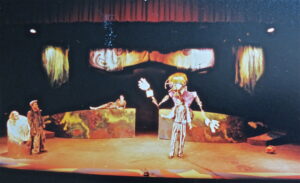 insect play at McMaster 1994 set by www.laurenmckinleyrenzetti.ca