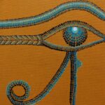 SOLD eye of horus by lauren mckinley renzetti