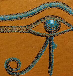 SOLD eye of horus by lauren mckinley renzetti