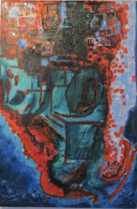 everglades of south florida 2012 acrylic and detritus by lauren mckinley renzetti