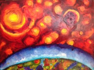 time passages 2019 acrylic by lauren mckinley renzetti