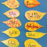 leaves yellow for capital tree painted by community design by lauren renzetti 2018