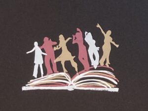 nite gathering silkscreen by lauren mckinley renzetti