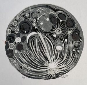 reduction lino moon in grey lauren mckinley renzetti