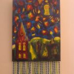 sacred chalice 2014 acrylic by lauren mckinley renzetti