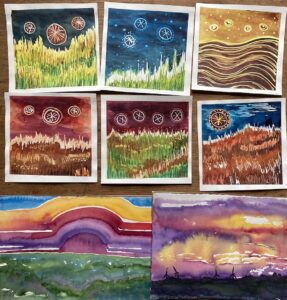 small paintings by lauren mckinley renzetti