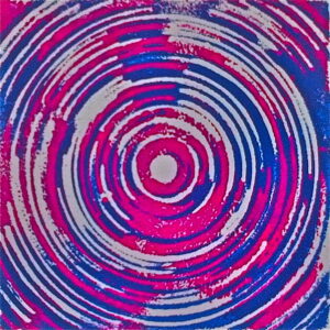 spin pink lino reduction by lauren mckinley renzetti