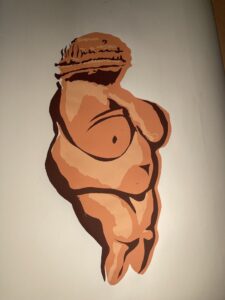 venus in orange 2023 silkscreen by lauren mckinley renzetti