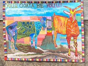 you goata be youu 2022-23 design by Lauren McKinley Renzetti